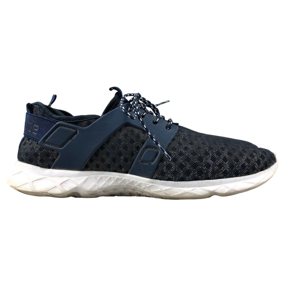 Hey Dude Men's Size 11 Mistral Navy Melange Blue Mesh Athletic Sneakers Shoes